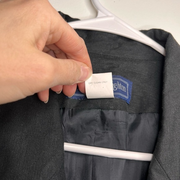 Maggie Mcnaughton Perfect Oversized Trending Stylish Black Linen Women’s 18W - Picture 8 of 9